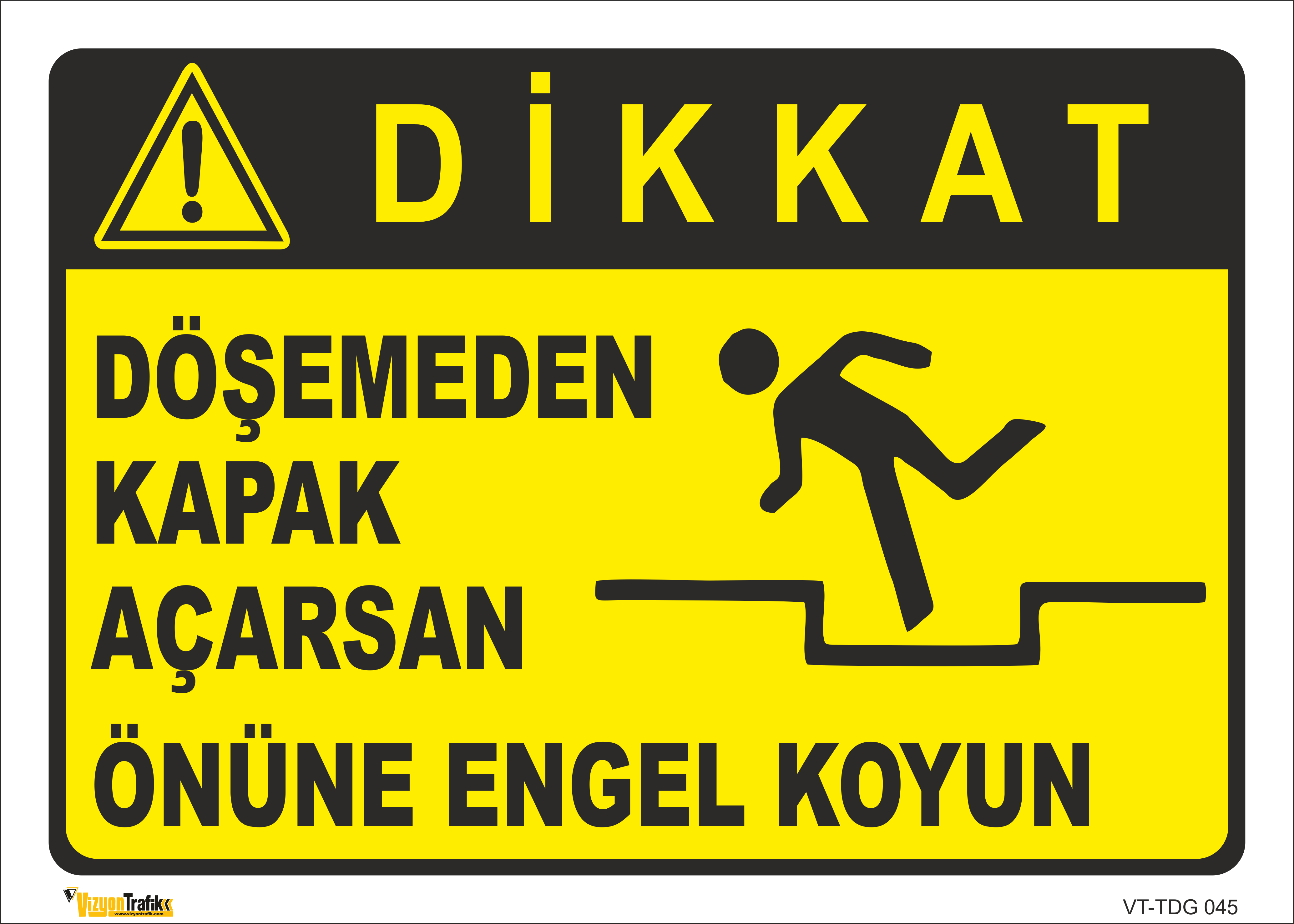 DÖŞEMEDEN KAPAK AÇARDAN ÖNÜNE ENGEL KOYUN LEVHASI